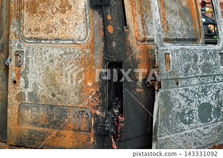 Abstract Rusty Iron Sheet Metal Macro Texture Background Abstract Rusty Iron Sheet Metal Macro Texture Background 143331092