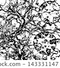 Abstract black and white branching pattern 143331147
