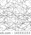 Abstract black line art on white background 143331153