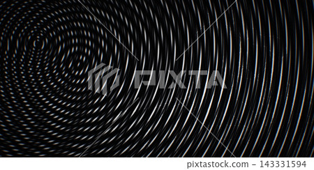 Black and white concentric ripples with branching lightning Black and white concentric ripples with branching lightning 143331594