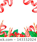 Candles, bows and ribbons, cake stand, holiday set for greeting cards, congratulations and packaging 143332024