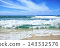 The crystal-clear waves of Suishohama Beach in Mihama Town. 143332576
