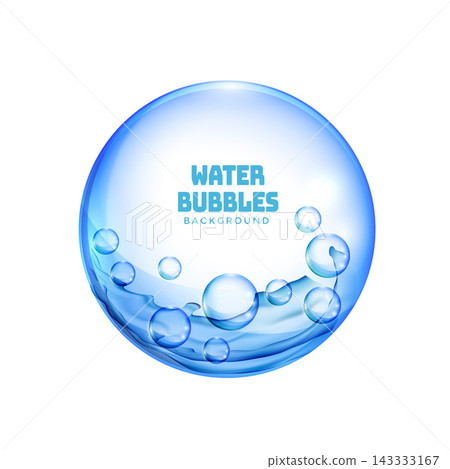 isolated blue transparent water bubbles background design isolated blue transparent water bubbles background design 143333167