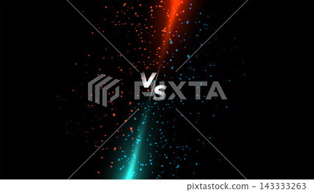 red and blue light sparkle versus vs screen red and blue light sparkle versus vs screen 143333263
