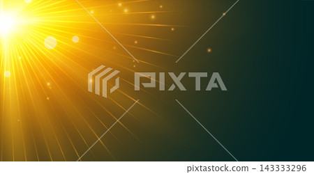 glowing sun rays background from top left corner 143333296