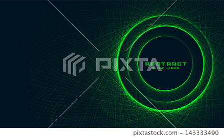 abstract green lines making a circular frame background abstract green lines making a circular frame background 143333490