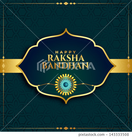 traditional raksha bandhan indian festival card design 143333508