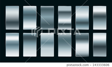 shiny steel or silver gradients set in matte finish shiny steel or silver gradients set in matte finish 143333606