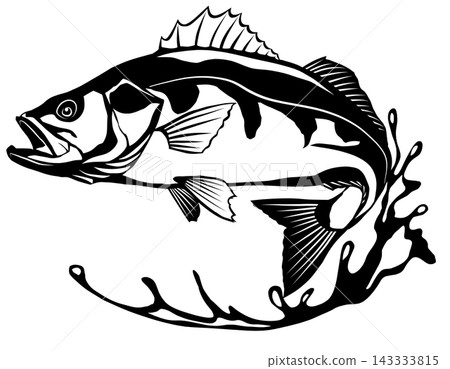 Stylish black and white paper-cut style art of Suzuki Stylish black and white paper-cut style art of Suzuki 143333815