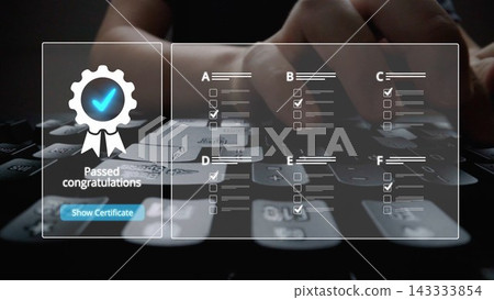 Product Certification Marking Business Quality Excellence Muxer Product Certification Marking Business Quality Excellence Muxer 143333854