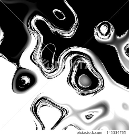 Abstract High Contrast Black and White Chrome Liquid Wave Background Abstract High Contrast Black and White Chrome Liquid Wave Background 143334765