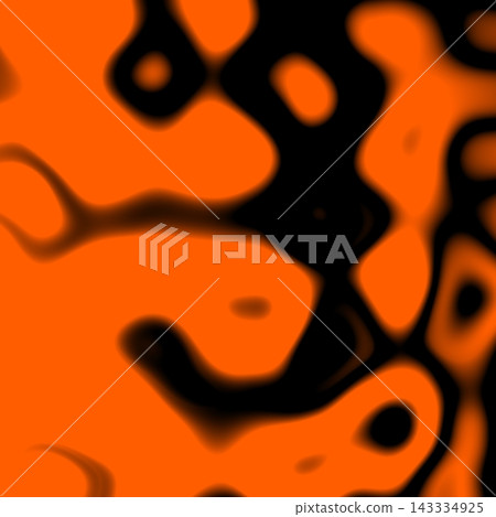 Abstract Spooky Halloween Orange and Black Liquid Fluid Background Abstract Spooky Halloween Orange and Black Liquid Fluid Background 143334925