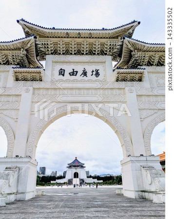 Chiang Kai-shek Memorial Hall, a historical building in Taipei. Chiang Kai-shek Memorial Hall, a historical building in Taipei. 143335502
