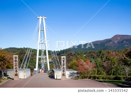 紅葉與九重“夢”吊橋 紅葉與九重“夢”吊橋 143335542