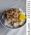 Braised pork rice at a restaurant in Jiufen 143335561