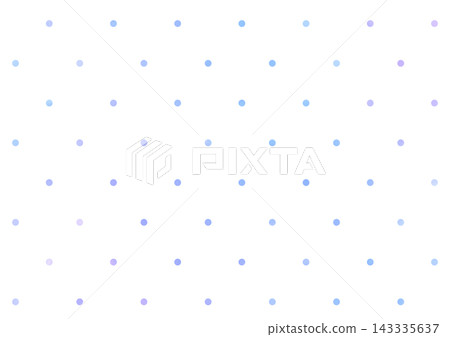 Seamless purple and blue watercolor gradient dot pattern 143335637