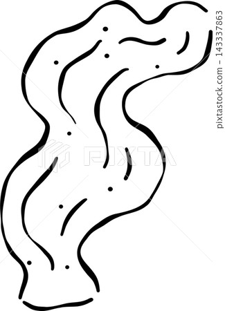 Spooky Cafe Halloween Outline Wavy Rising Smok Steaming Hand Drawn Black and White Spooky Cafe Halloween Outline Wavy Rising Smok Steaming Hand Drawn Black and White 143337863