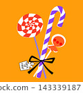 Halloween sweets and candy 143339187