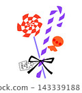 Halloween sweets and candy 143339188