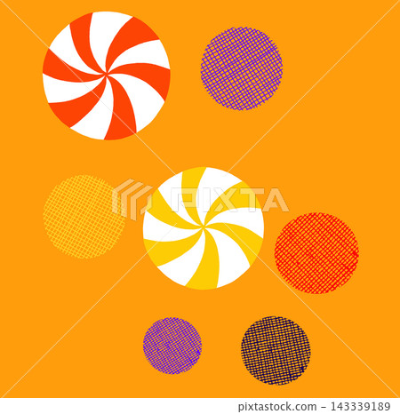 Colorful candy pattern Colorful candy pattern 143339189