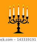 Halloween candle 143339191