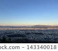 Sunrise seen from a winter mountain 143340018