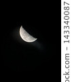 The moon as seen through a telescope 143340087