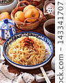 dan dan cold noodles with sesame sauce 143341707