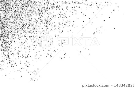 Silver stars background. Silver falling confetti stars silver abstract random falling silver stars on white background Silver stars background. Silver falling confetti stars silver abstract random falling silver stars on white background 143342855