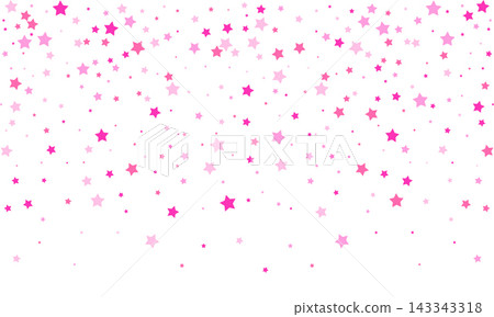 Pink star confetti. Decorative pink twinkle stars on white background design. Pink star confetti. Decorative pink twinkle stars on white background design. 143343318