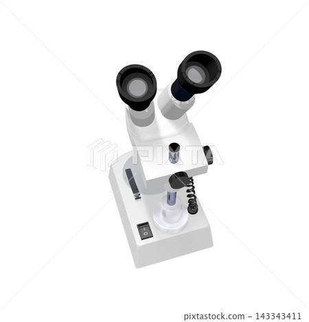 【逼真透視素材】科學教育資料以3D插圖:雙眼顯微鏡(透明PNG)(等距素材需另購) 【逼真透視素材】科學教育資料以3D插圖:雙眼顯微鏡(透明PNG)(等距素材需另購) 143343411