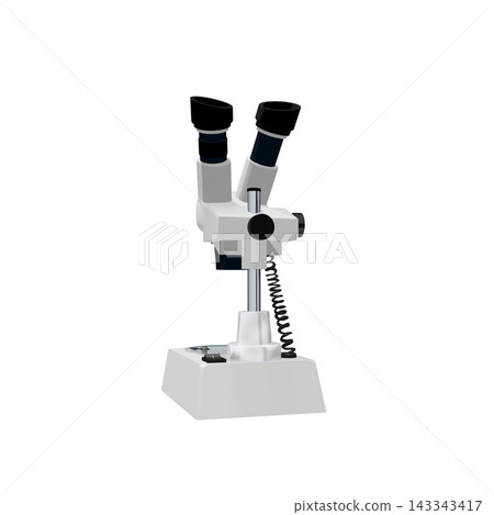 【逼真透視素材】科學教育資料以3D插圖:雙眼顯微鏡(透明PNG)(等距素材需另購) 【逼真透視素材】科學教育資料以3D插圖:雙眼顯微鏡(透明PNG)(等距素材需另購) 143343417