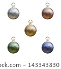 3D Christmas Ornaments (Set of 5 Colors) 143343830