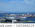 Kobe: New Seaport and Port Island as seen from Kobe Port Tower (late summer) 143344219