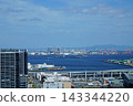 Rokko Island as seen from Kobe Port Tower in Kobe (late summer) 143344220