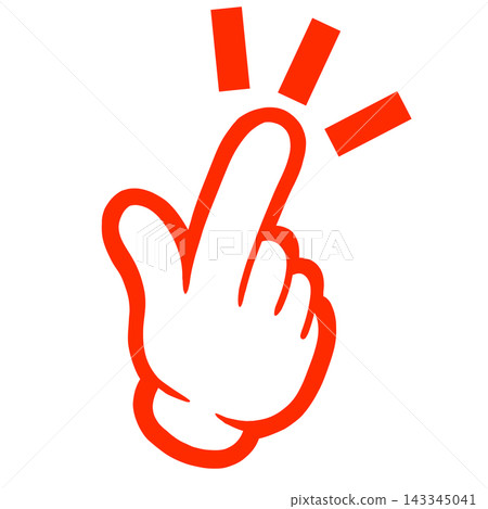 Pointing finger, attention, recommendation, icon Pointing finger, attention, recommendation, icon 143345041
