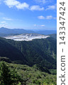View from the observation deck at the summit of Torigatayama Mountain, Niyodogawa Town, Kochi Prefecture 143347424
