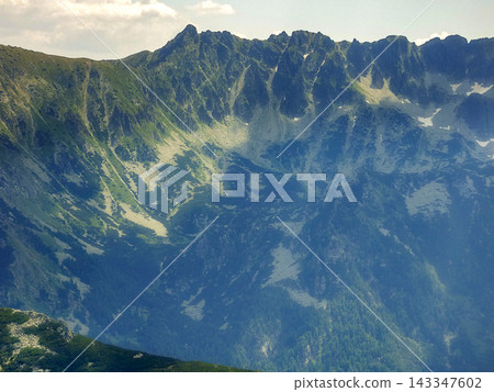 Strazhite ridge and Gazey area Pirin Mountains National Park Bulgaria near Bansko Strazhite ridge and Gazey area Pirin Mountains National Park Bulgaria near Bansko 143347602