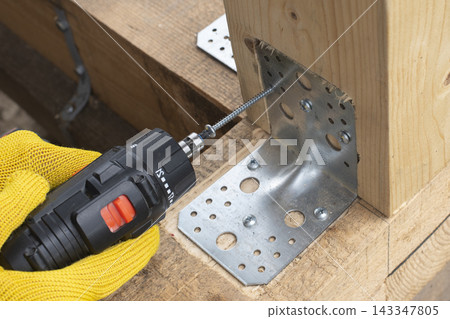 Timber frame fastening Timber frame fastening 143347805