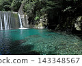 Yasui Valley, landscape of a sediment control dam, Niyodogawa Town, Kochi Prefecture 143348567