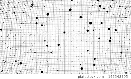 Abstract Wireframe Sphere Close Up with Digital Points Abstract Wireframe Sphere Close Up with Digital Points 143348595