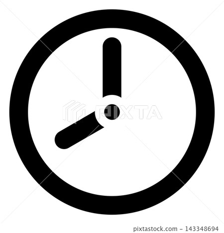 Clock Showing 8 o'clock icon Clock Showing 8 o'clock icon 143348694