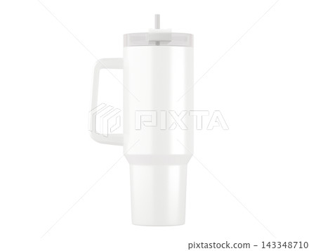 40 oz Rotating Tumbler with Handle on Transparent Background 40 oz Rotating Tumbler with Handle on Transparent Background 143348710