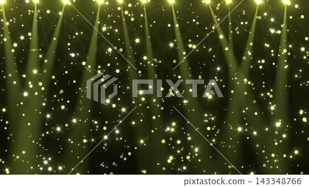 Gold spotlight beam sparks burst bg 3d render Gold spotlight beam sparks burst bg 3d render 143348766