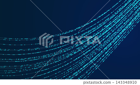 Abstract Technology Background with Digital Data Flow Network and Futuristic Light Connections Abstract Technology Background with Digital Data Flow Network and Futuristic Light Connections 143348910