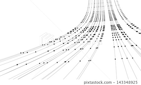 Abstract Technology Background with Digital Data Flow Network and Futuristic Light Connections Abstract Technology Background with Digital Data Flow Network and Futuristic Light Connections 143348925