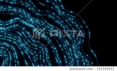 Abstract Particle Data Flow Along Curved Trajectory with Dynamic Digital Motion and Network Energy Abstract Particle Data Flow Along Curved Trajectory with Dynamic Digital Motion and Network Energy 143348931