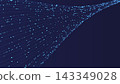 Abstract Technology Background with Digital Data Flow Network and Futuristic Light Connections 143349028