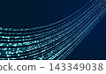 Abstract Technology Background with Digital Data Flow Network and Futuristic Light Connections 143349038