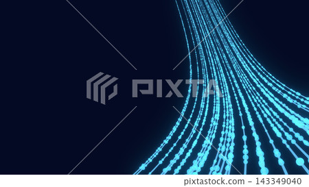 Abstract Technology Background with Digital Data Flow Network and Futuristic Light Connections Abstract Technology Background with Digital Data Flow Network and Futuristic Light Connections 143349040